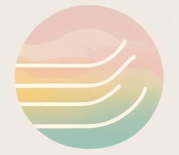 Inhale Daily Logo wellness mindfulness circle logo